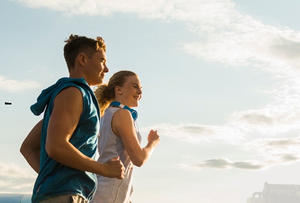 Runnin couple