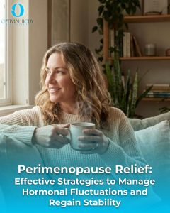 Optimal Body | Perimenopause Relief: Effective Strategies to Manage Hormonal Fluctuations and Regain Stability