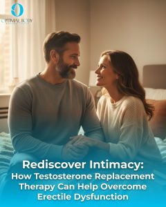 Optimal Body | Rediscover Intimacy: How Testosterone Replacement Therapy Can Help Overcome Erectile Dysfunction